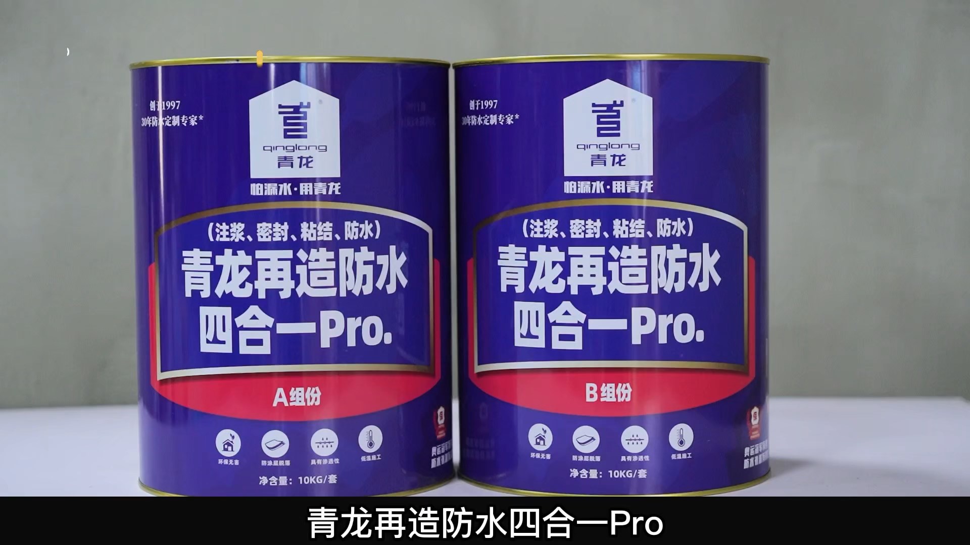 青龍再造防水四合一 Pro.(注漿、密封、粘結(jié) 、防水)